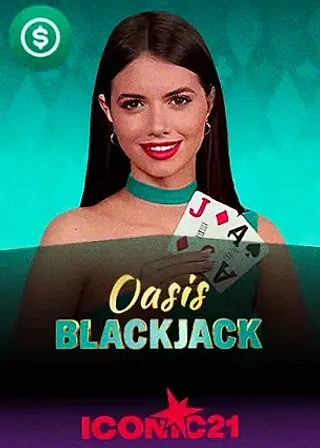 Oasis Blackjack live game cover