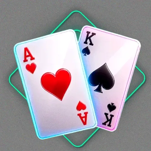 Ace and king playing cards