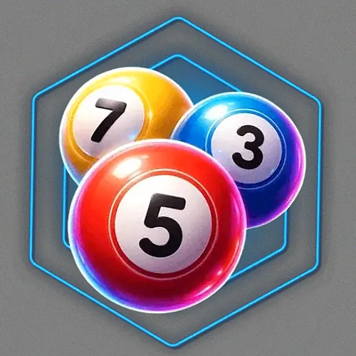 Numbered bingo balls